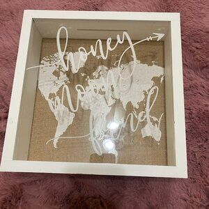 Elegant Honeymoon Fund Wooden Box - Wedding Gift & Keepsake